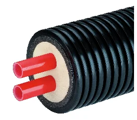 AustroPUR Fernwärmerohr 2×50/4,6mm DN 40