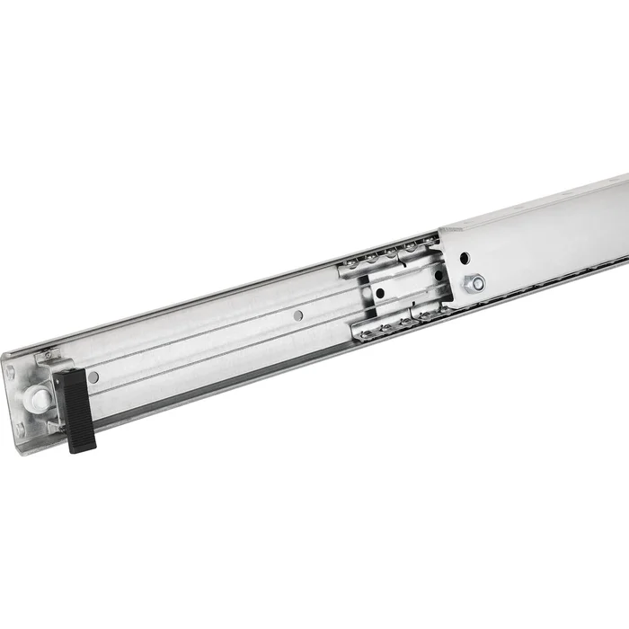 Ausziehtischführung TOPSLIDE, Auszugsweg 620 mm, Länge 1000 mm, Stahl/Aluminium