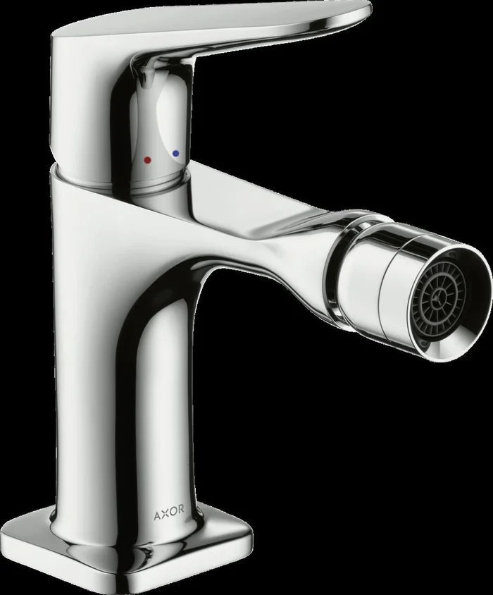 Axor Citterio M Einhebel-Bidetmischer mit Zugstangen-Ablaufgarnitur