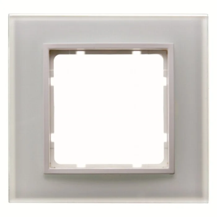B.7 Rahmen 1fach Glas polarweiß