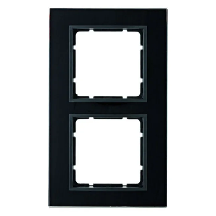 B.7 Rahmen 2fach Glas schwarz