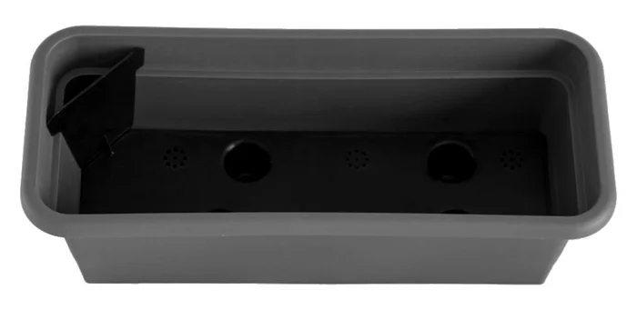 Balkonkasten mit Bewässerung 40 cm (anthrazit)