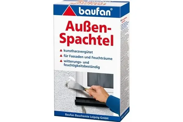 baufan Aussenspachtel, 1 kg (weiß)