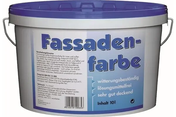 baufan Fassadenfarbe, 10 L, Aktion (weiß)