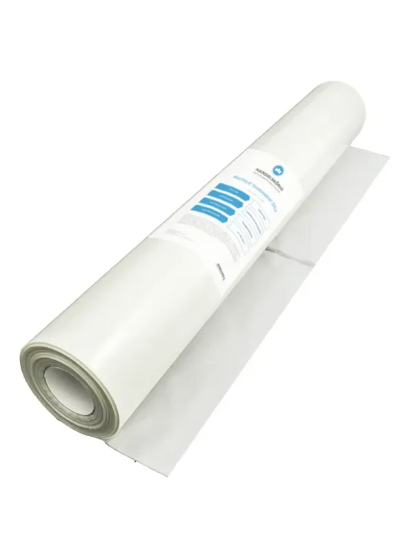 Baufolie transparent 200 µ 2 x 25 m = 50 m²