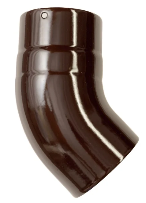 Bertrams braun emailliertes Ofenrohr- bogen 120 mm 45°, High-Quality-Line,