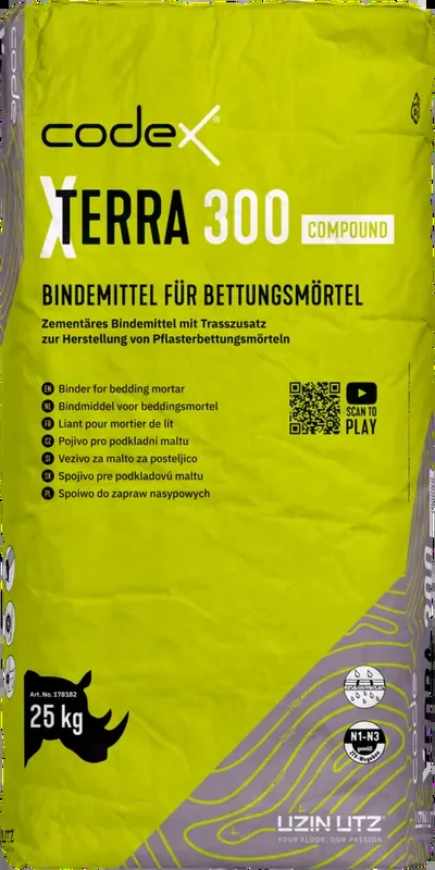 Bindemittel für Drainagemörtel „Codex X-Terra 300 Compound“ für Terrassenplatten wasserdurchlässig 25 kg