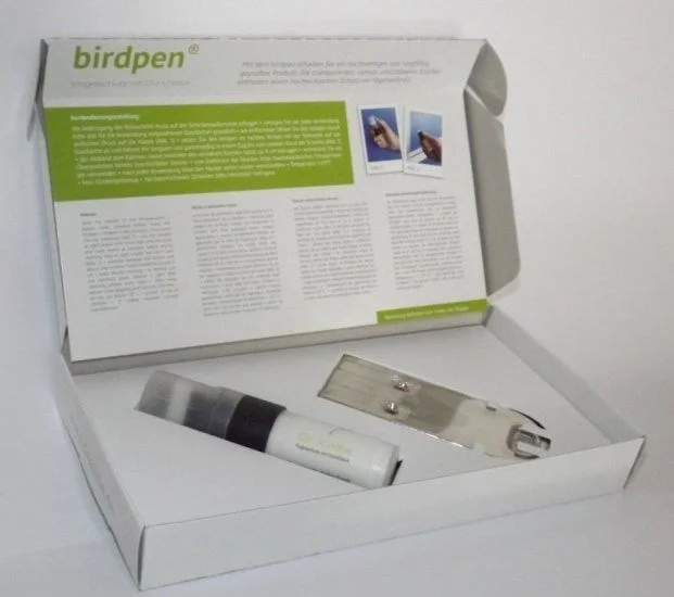 Birdpen Set Dr. Kolbe UV Marker Fensterflug Vogelschlag Aufprallschutz Vögel