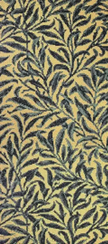 Bisazza Dekor Morris Oro Giallo 129,1×290,5 cm