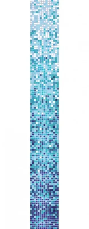 Bisazza Sfumature Verlauf Ortensia 2×2 cm inkl.Kit