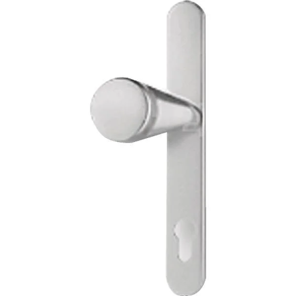 BKS Knopflangschild für außen, rund RR 7504, PZ 92 mm, Edelstahl