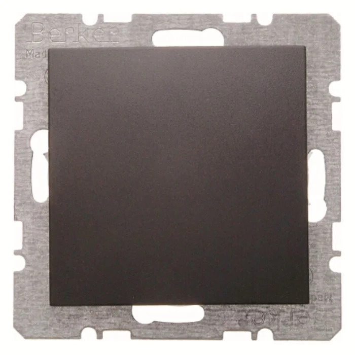 Blindverschluss mit Zentralstück B.3/B.7 anthrazit, matt