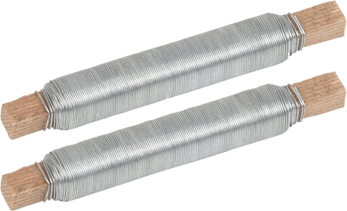 Blumendraht verzinkt, Ø 0,6 mm, 100 g, 2 St.