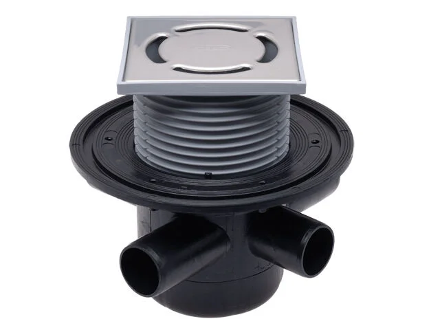 Bodenablauf mit 3 seitlichen Zulaufen