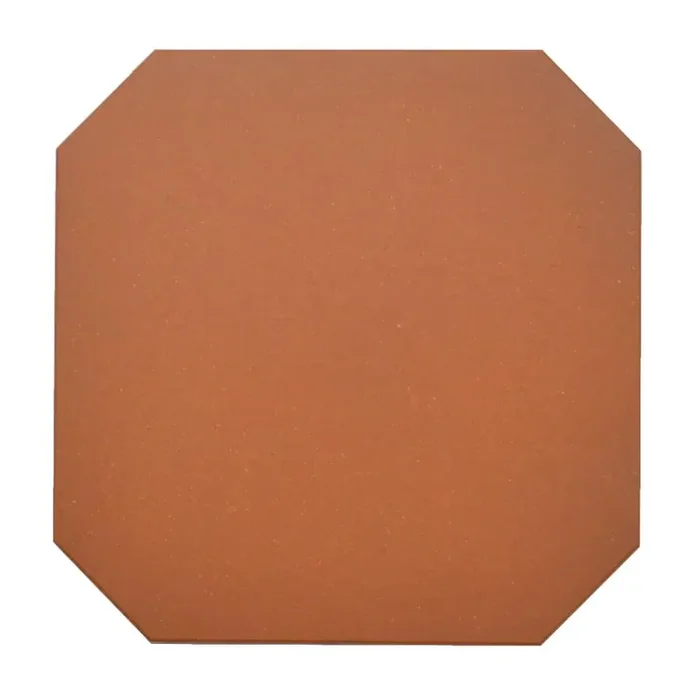 Bodenfliese Agrob Buchtal E2053 Achteck rotbraun 28,5×28,5 cm