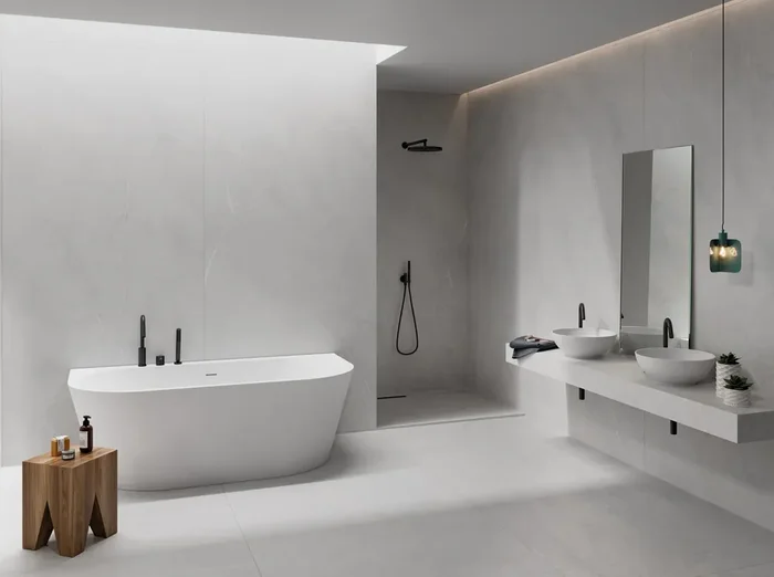 Bodenfliese Bavaria Weiß 120x260cm Matt Rektifiziert