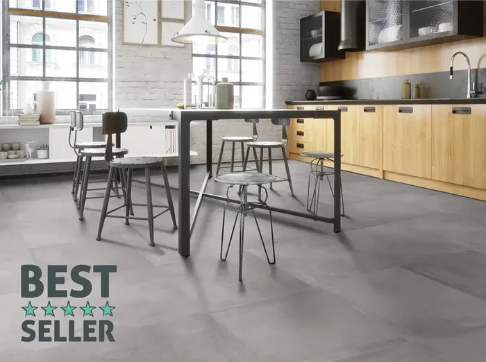 Bodenfliese Broadway Grau 60x60cm