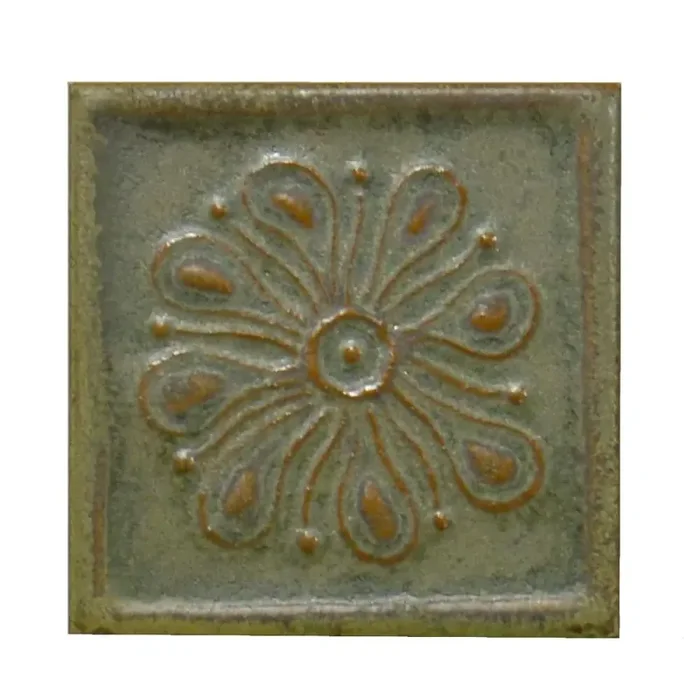 Bodenfliese Dekor Agrob Buchtal E2780 Jamaika oliv grün braun 12×12 cm I.Sorte