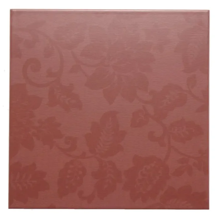Bodenfliese Dekor Grohn E913 DAO853 Damasco weinrot 25×25 cm