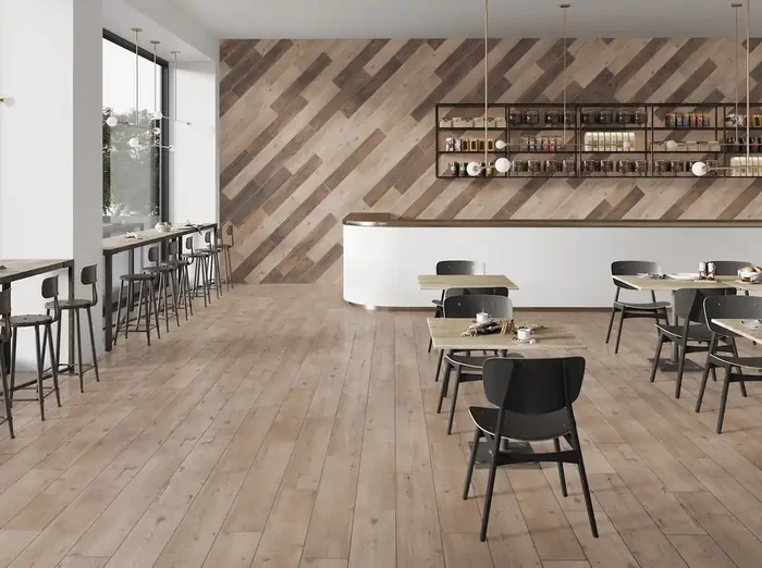 Bodenfliese Nebraska Beige 20x120cm Rektifiziert