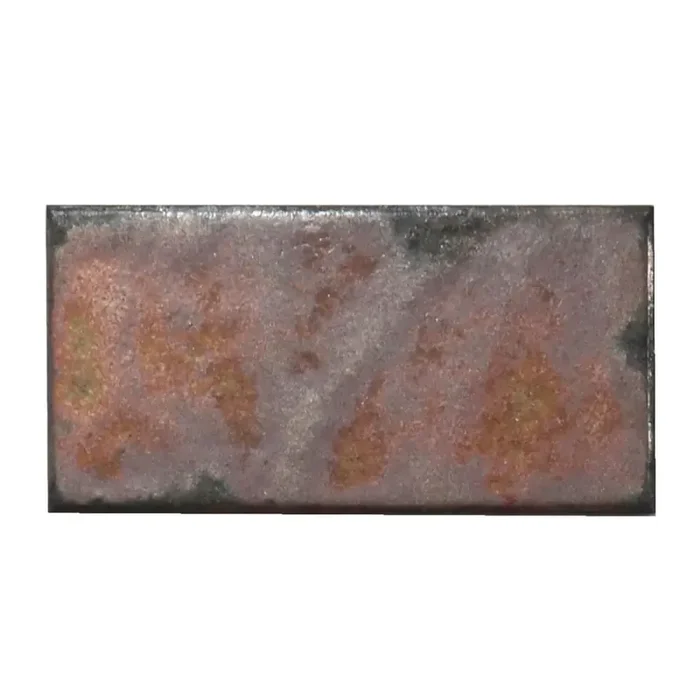 Bodenfliese Staloton E2550 rot braun Metalleffekt 10×20 cm I.Sorte