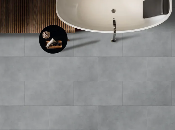 Bodenfliese Supra Dunkelgrau 30x60cm Rektifiziert