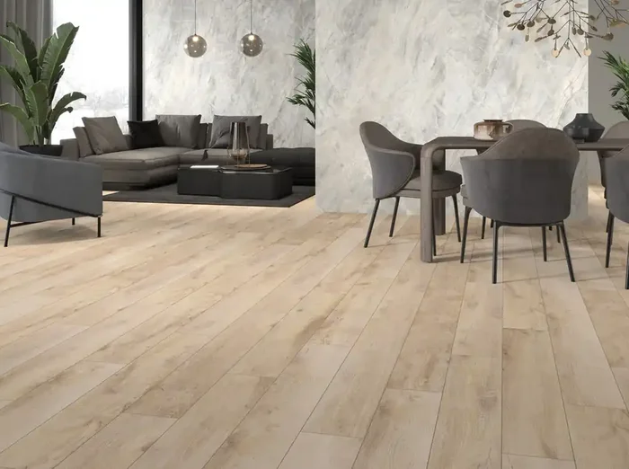 Bodenfliese Tribe Light Beige 20x120cm Rektifiziert