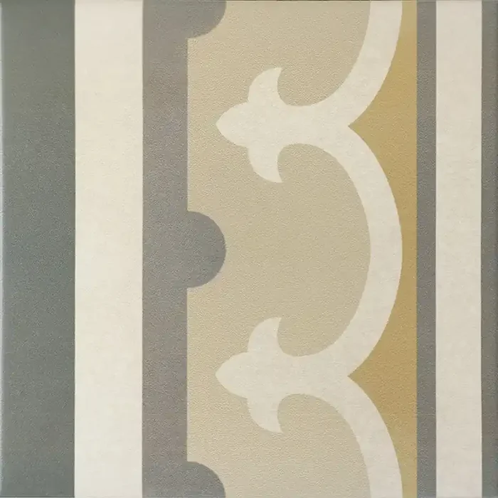 Bodenfliese Veneto Border 770 Mehrfarbig 20x20cm