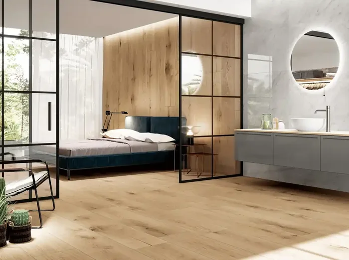 Bodenfliese Woodland Oak 20x120cm Matt Rektifiziert