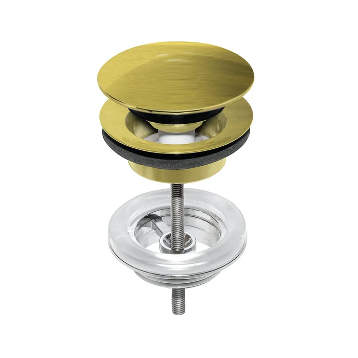 Bodenventil Gustavsberg Epic gebürstetes Messing