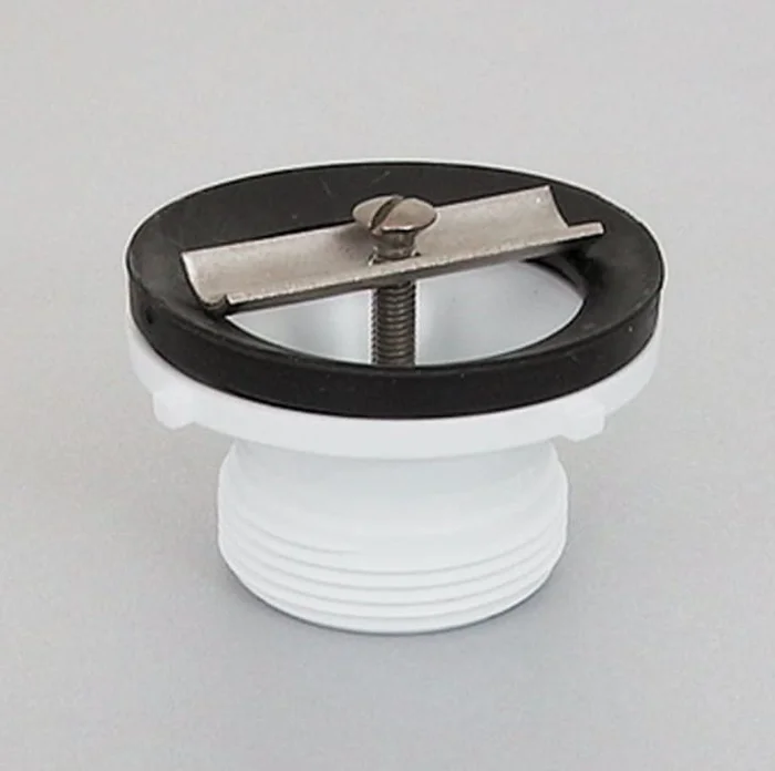 Bodenventil mit Halterung und Schraube Außengewinde 40 mm