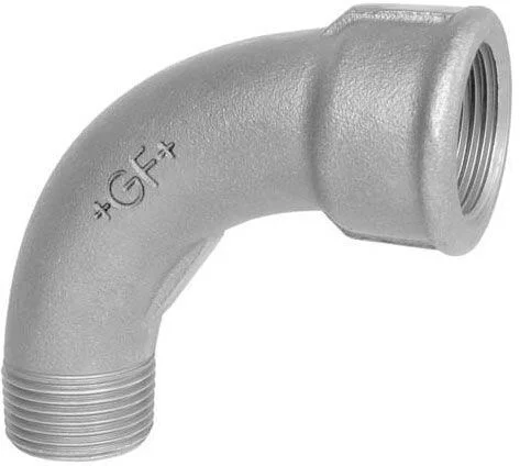 Bogen Nr. 1, IG/AG 3/4″, 90°, verzinkt