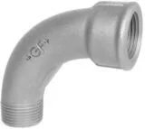 Bogen Nr. 1, IG/AG 5/4″, 90°, verzinkt