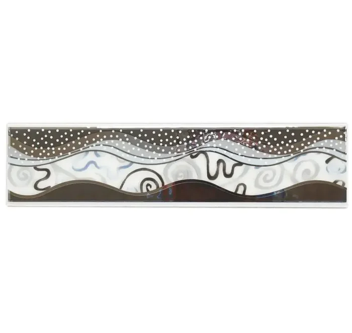 Bordüre Cemar E4861 Tipo Samba silber 8×33,3 cm I.Sorte