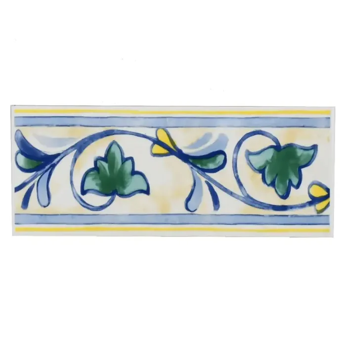 Bordüre Lea Ceramiche Nr.532 Listello floreale murales mehrfarbig 8×20 cm