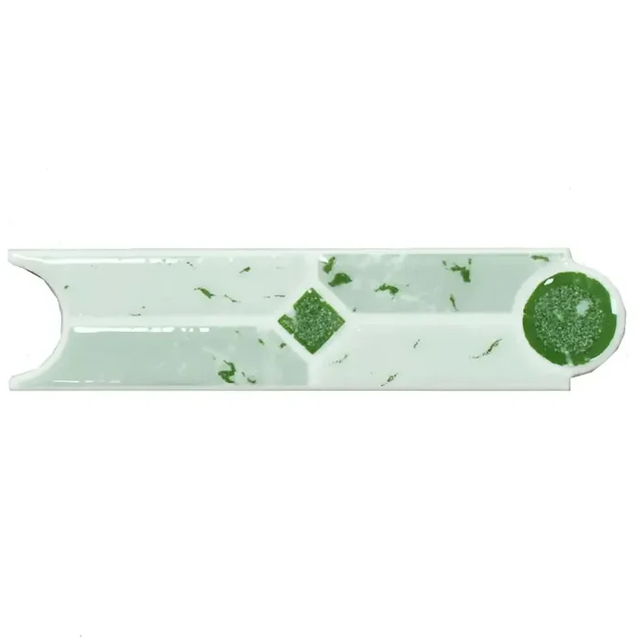 Bordüre Nr.606 LE-072 Vitrosa verde grün weiß 5×20 cm