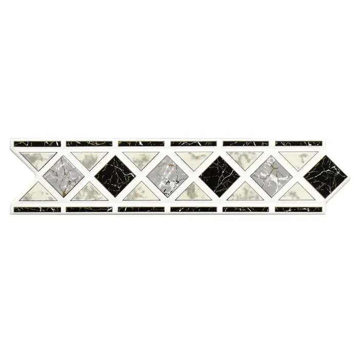 Bordüre Nr.642 mehrfarbig 7×29 cm