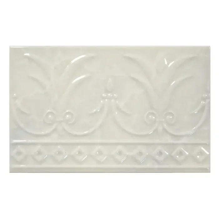 Bordüre Porcelanosa Nr.494 Byblos blanco weiß 20×31,5 cm