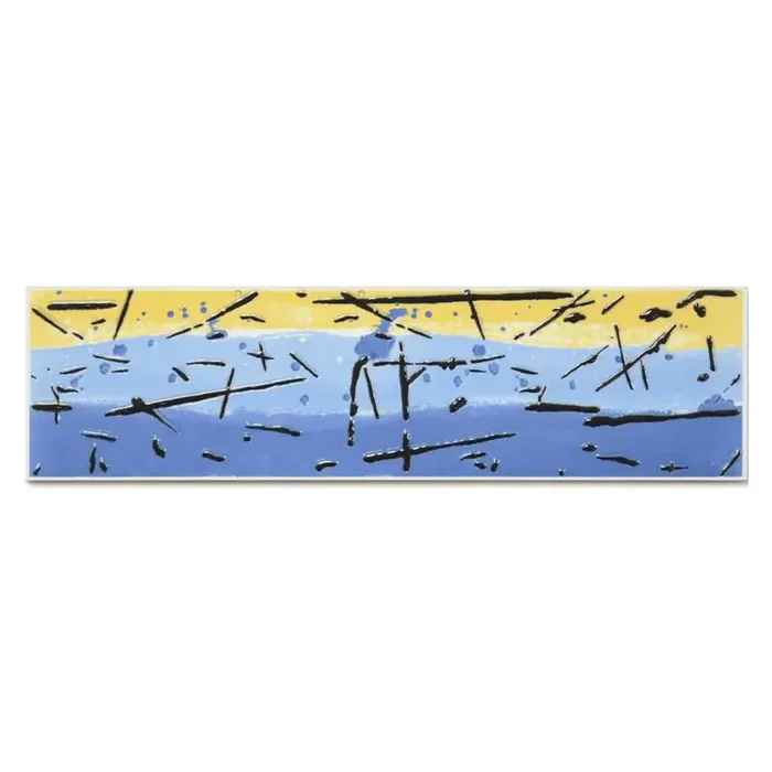 Bordüre Steuler Design Nr.103 28252 blau gelb 8×30 cm I.Sorte