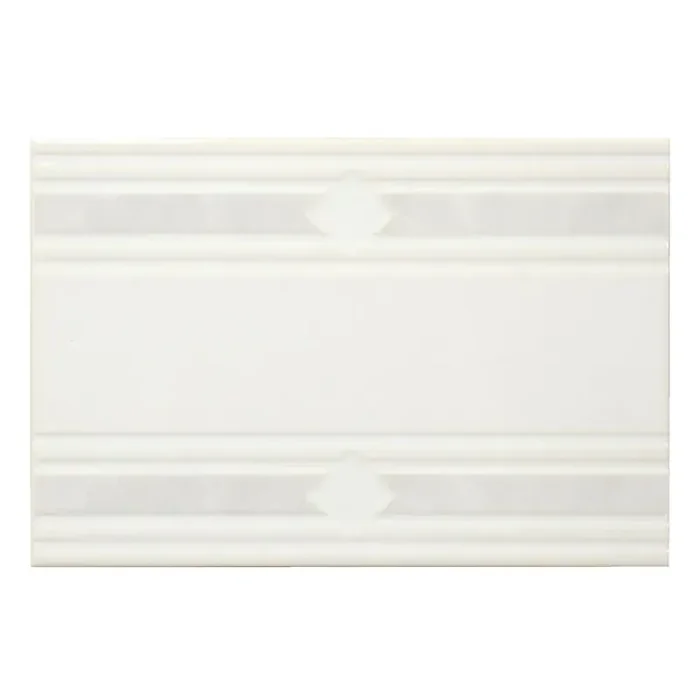 Bordüre Villeroy & Boch Nr.455 1351 P19G weiß creme grau 20×30 cm