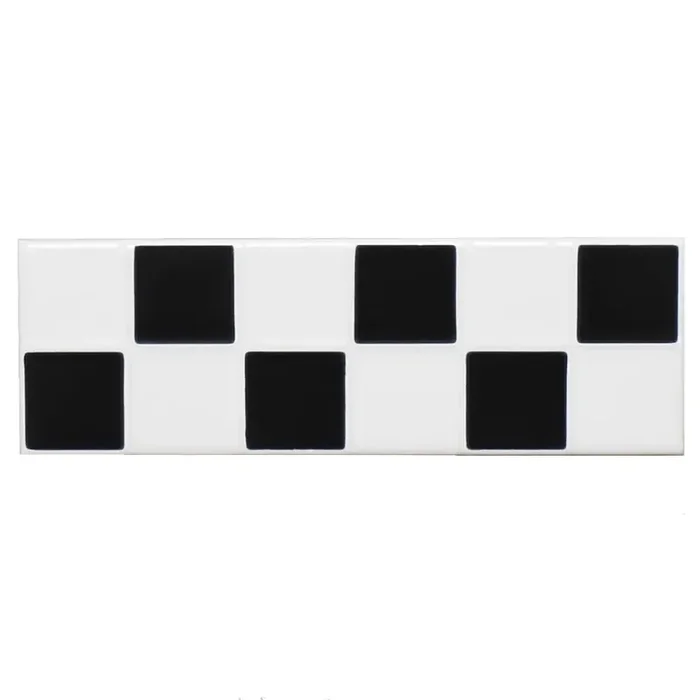 Bordüre Villeroy & Boch Nr.598 1475 CS90 Creative System schwarz weiß 6,5×20 cm