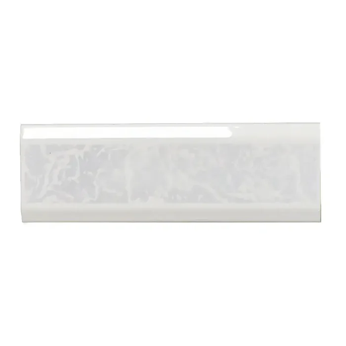 Bordüre Villeroy & Boch Nr.775 1453 EM41 Illusion weiß silber grau 6,5×20 cm I.Sorte