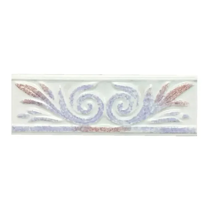 Bordüre Villeroy & Boch Nr.807 1465 LA46 Camargue lila grün rot 6,5×20 cm I.Sorte