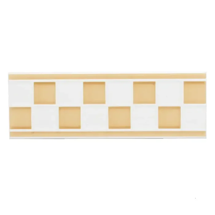 Bordüre Villeroy & Boch Nr.810 1303 D267 Creativa Step by Step beige weiß 10×30 cm I.Sorte