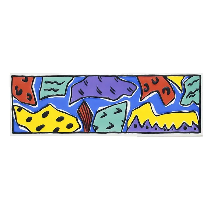 Bordüre Villeroy & Boch Nr.814 1483 LJ70 Deco-Sound Firestone mehrfarbig 6,5×20 cm I.Sorte