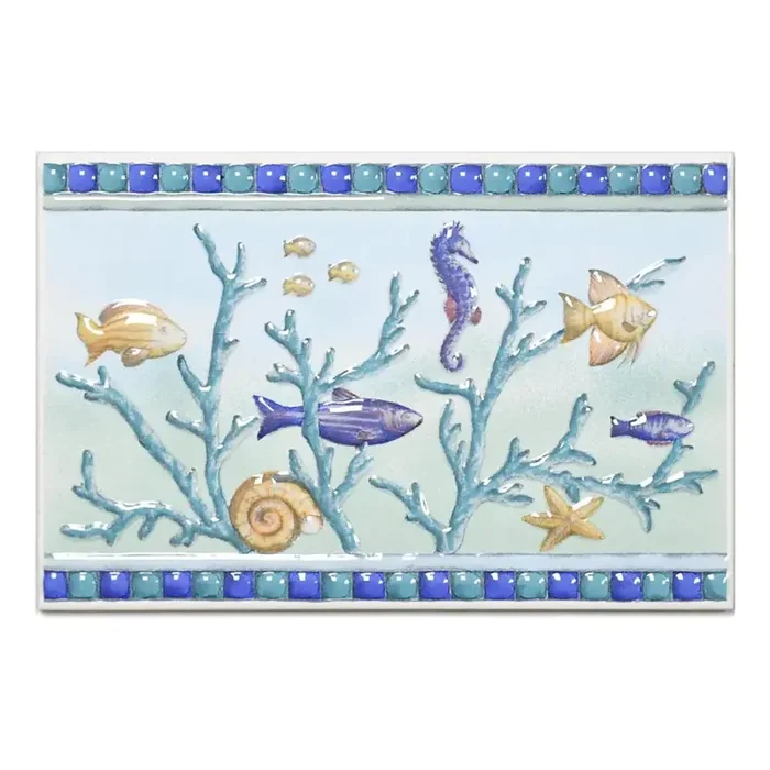 Bordüre Villeroy & Boch Nr.822 1385 D163 Corsica mehrfarbig 20×30 cm