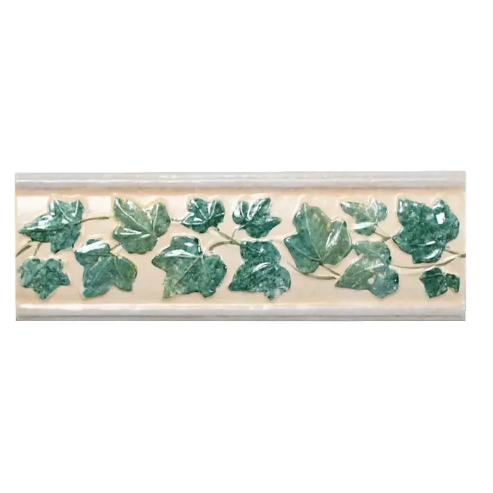 Bordüre Villeroy & Boch Nr.842 1618 LA85 Altamira beige grün 6,5×20 cm I.Sorte