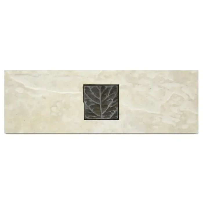 Bordüre VitrA Nr.156 024885 Oslo beige anthrazit 8×25 cm I.Sorte