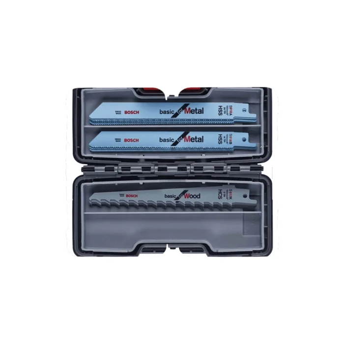 Bosch 15-tlg. Wood and Metal Säbelsägeblatt-Set, Toughbox