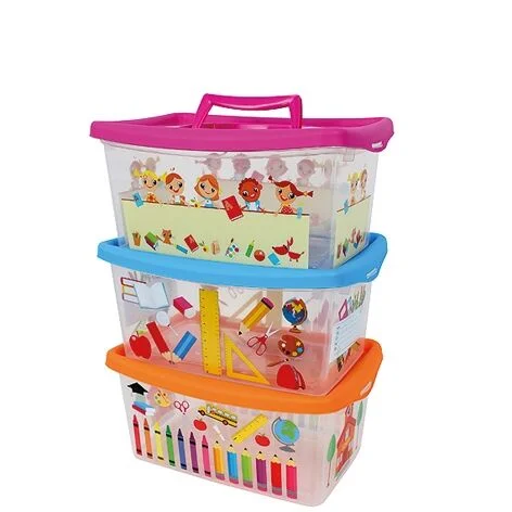 Box mit Deckel KIDS, PP, 29,2×19,3×13,2 cm, 4 L